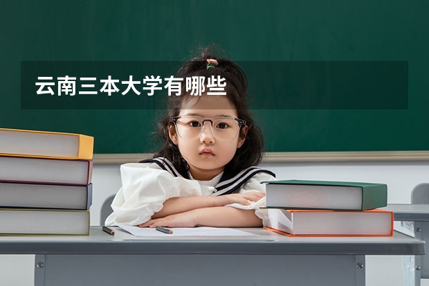 云南三本大学有哪些
