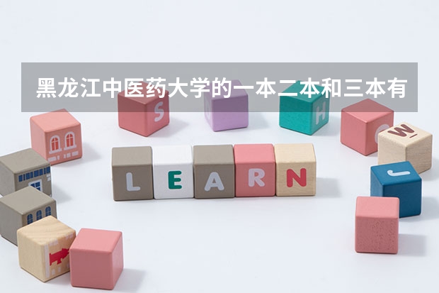 黑龙江中医药大学的一本二本和三本有什么区别各方面的
