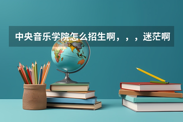 中央音乐学院怎么招生啊，，，迷茫啊