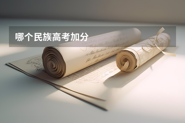 哪个民族高考加分
