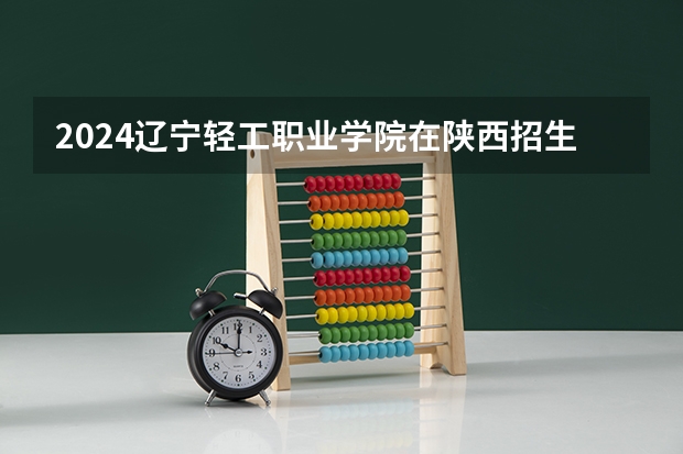 2024辽宁轻工职业学院在陕西招生计划详解