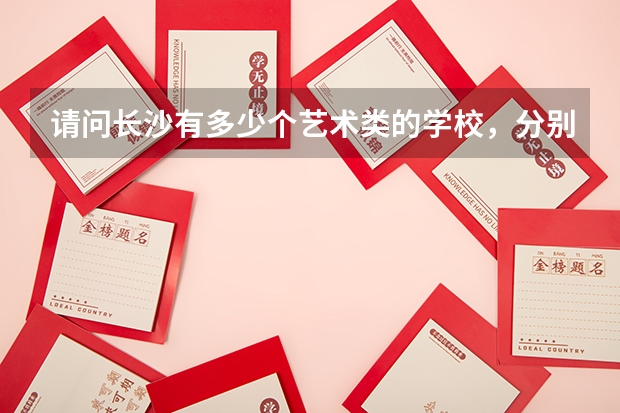 请问长沙有多少个艺术类的学校，分别的地址，谢谢