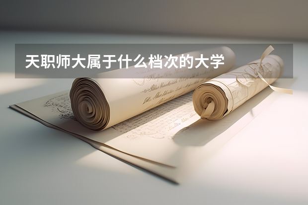 天职师大属于什么档次的大学