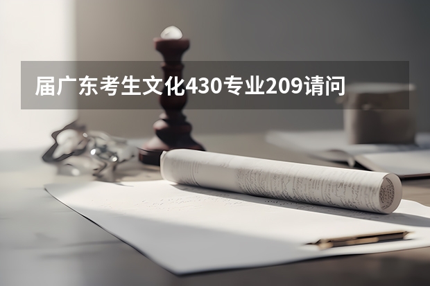 届广东考生文化430专业209请问能上湖北美术学院吗？？？