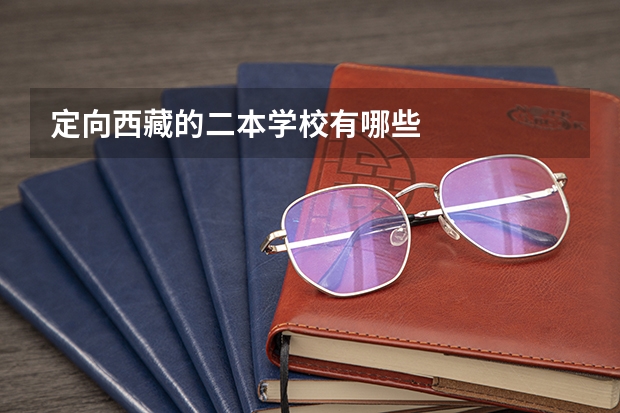 定向西藏的二本学校有哪些