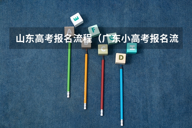 山东高考报名流程（广东小高考报名流程）