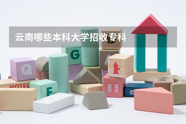 云南哪些本科大学招收专科