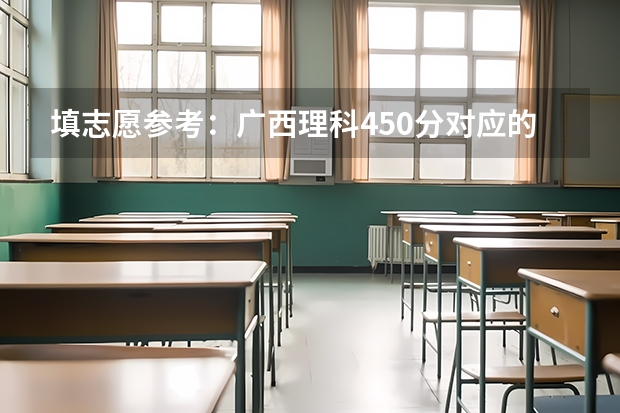 填志愿参考：广西理科450分对应的大学 广西公办二本大学排名及分数线