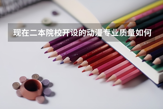 现在二本院校开设的动漫专业质量如何？