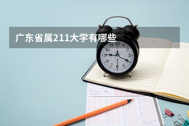 广东省属211大学有哪些
