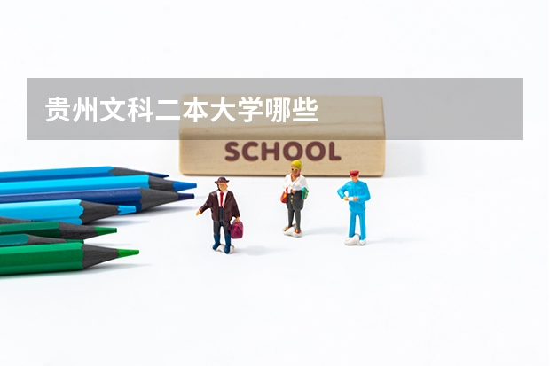 贵州文科二本大学哪些