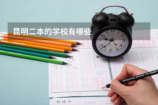 昆明二本的学校有哪些