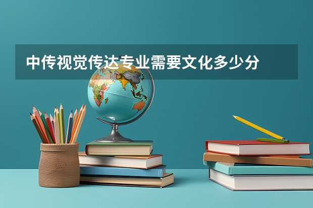 中传视觉传达专业需要文化多少分