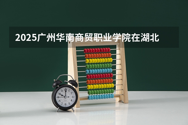 2025广州华南商贸职业学院在湖北招生计划一览表
