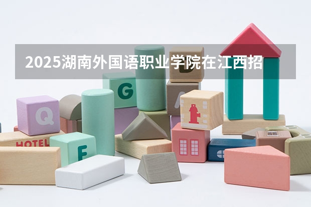 2025湖南外国语职业学院在江西招生计划一览表