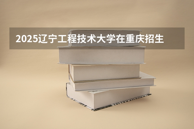 2025辽宁工程技术大学在重庆招生计划一览表