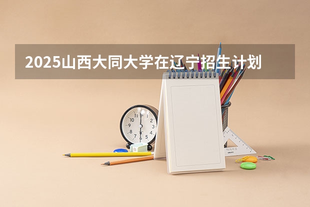 2025山西大同大学在辽宁招生计划一览表