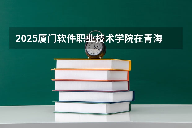 2025厦门软件职业技术学院在青海各专业招生人数一览