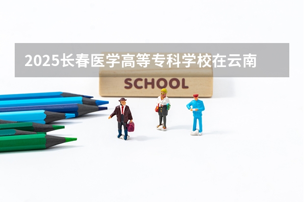 2025长春医学高等专科学校在云南各专业招生人数一览