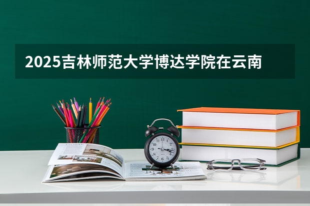 2025吉林师范大学博达学院在云南各专业招生人数一览