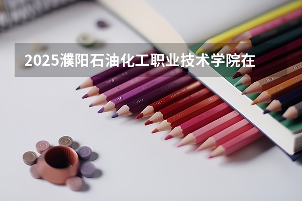 2025濮阳石油化工职业技术学院在内蒙古招生计划一览表