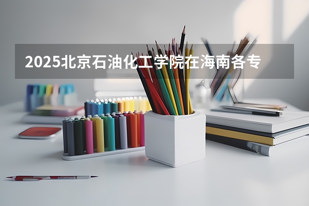 2025北京石油化工学院在海南各专业招生人数一览