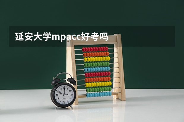 延安大学mpacc好考吗