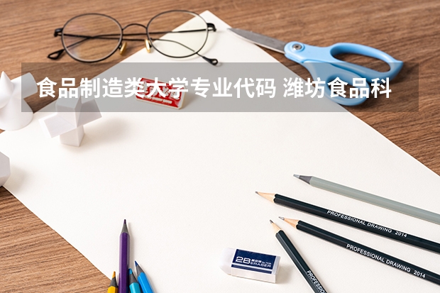 食品制造类大学专业代码 潍坊食品科技职业学院专业代码