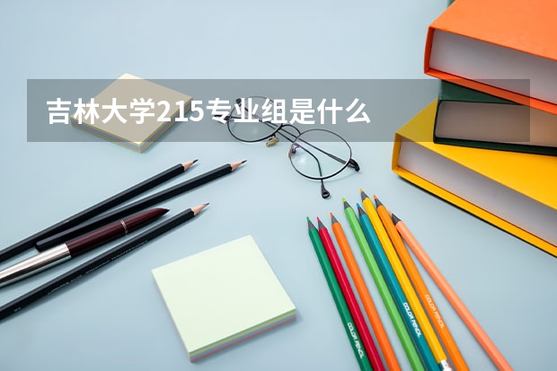 吉林大学215专业组是什么