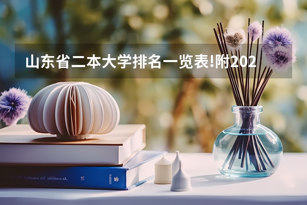 山东省二本大学排名一览表!附2025年录取分数线 青岛民办本科学校排名