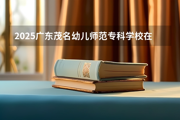 2025广东茂名幼儿师范专科学校在贵州各专业招生人数一览（2026参考）
