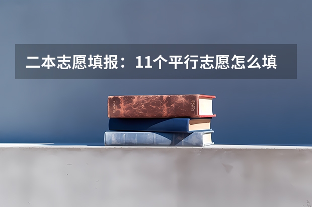 二本志愿填报:11个平行志愿怎么填