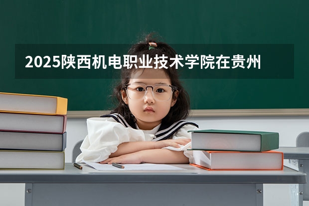 2025陕西机电职业技术学院在贵州各专业招生人数一览（2026参考）
