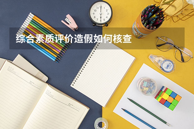 综合素质评价造假如何核查