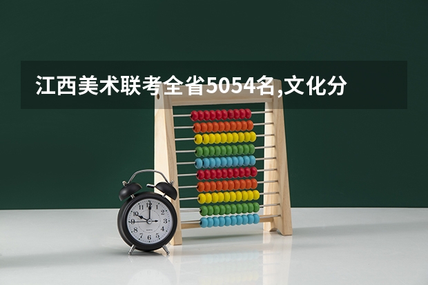 江西美术联考全省5054名,文化分多少可以读一本？